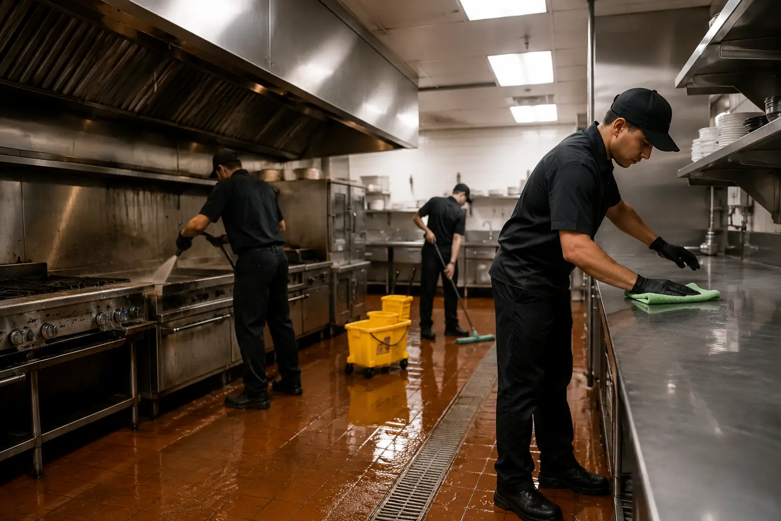 Grease Trap Cleaning and Grease Removal Grease traps prevent fats, oils, and grease from entering plumbing systems. Without regular maintenance, grease traps can cause: Plumbing backups Drain blockages Strong odors Health code violations Restaurant Cleaning Services in Miami, Florida