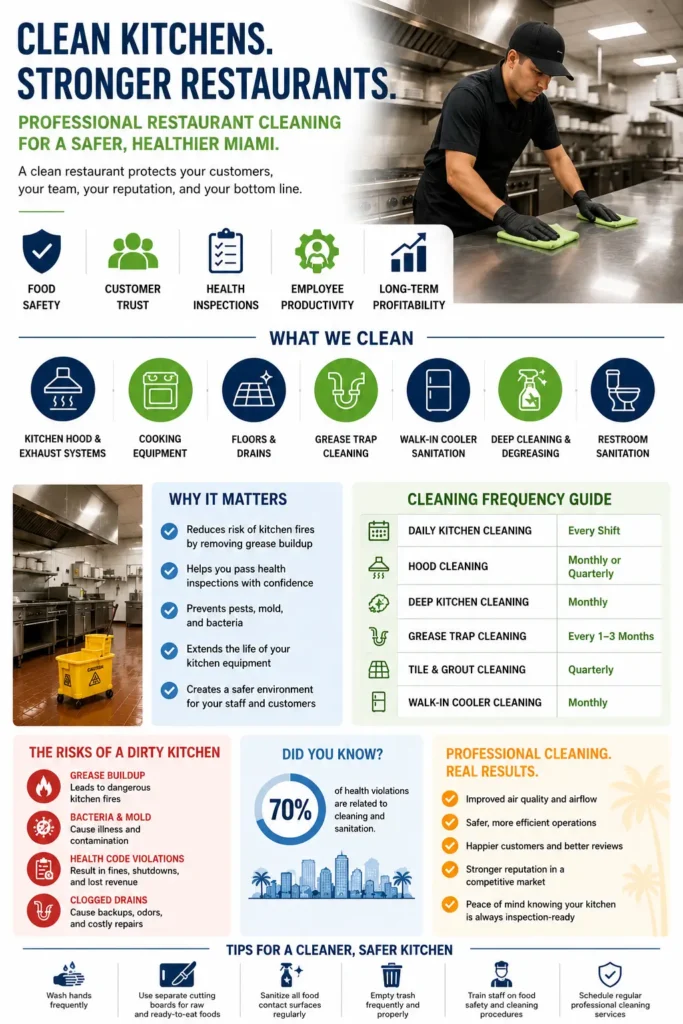 Restaurant Cleaning Services in Miami, Florida