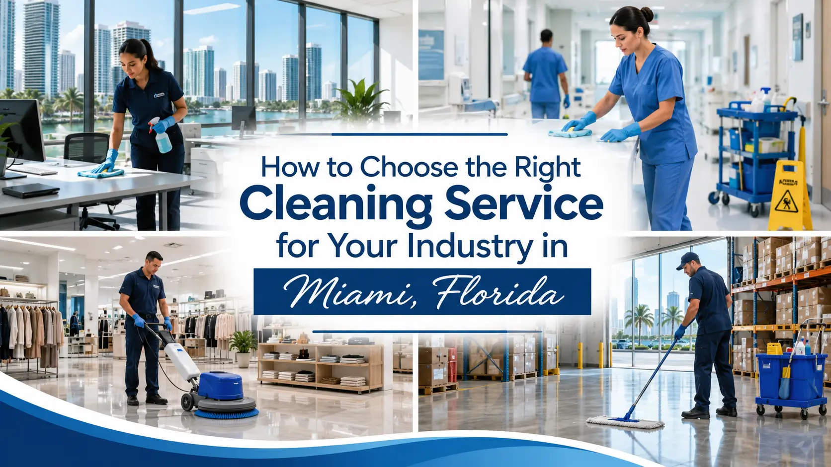 How to Choose the Right Cleaning Service for Your Industry in Miami, Florida